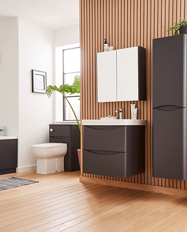 Arc Graphite Bathroom Suite